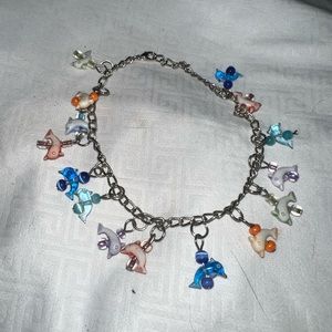 Shark charm bracelet